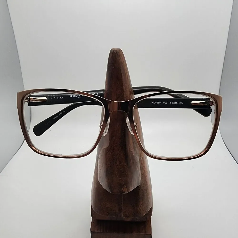 Kenneth Cole Gold & Tortoiseshell Prescription Glasses Frames